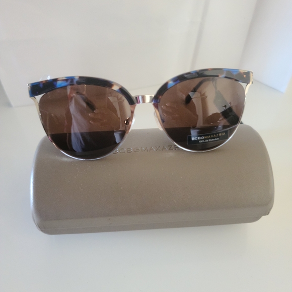 BCBGMaxAzria Blue and Brown Sunglasses